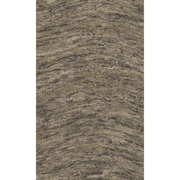 Walls Republic Charcoal Distressed Wavy Textured Metallic Shelf Liner Non-Woven Wallpaper Double Roll (57 sq. ft.)
