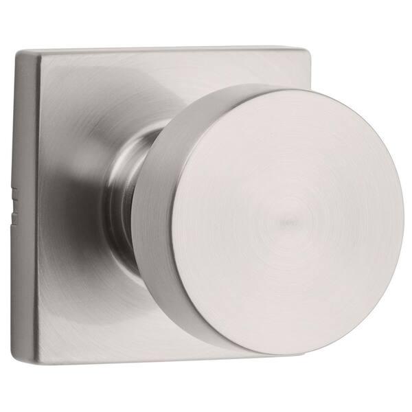 Kwikset Pismo Square Satin Nickel Hall/Closet Door Knob