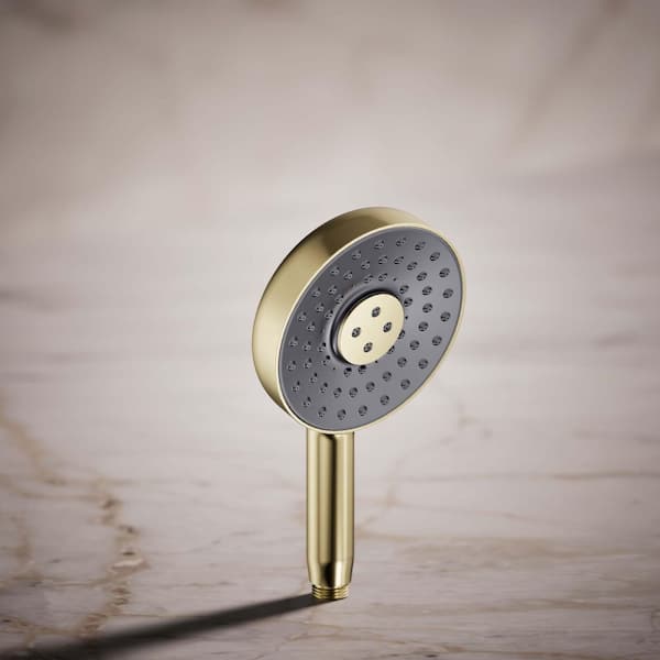 KOHLER Statement Round 3-Spray Wall Mount Handheld Shower Head 2.5