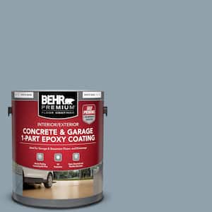 1 gal. #N480-4 French Colony Self-Priming 1-Part Epoxy Satin Interior/Exterior Concrete and Garage Floor Paint