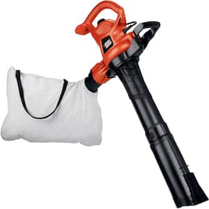 BLACK+DECKER 300-CFM 210-MPH Corded Electric Handheld Leaf Blower in the  Leaf Blowers department at
