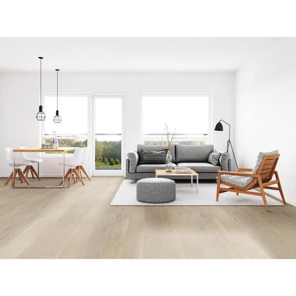 Blanca Peak Oak 1/4 in. T x 2-3/16 in. W x 78 in. L Overlapping Stair Nose Molding Trim