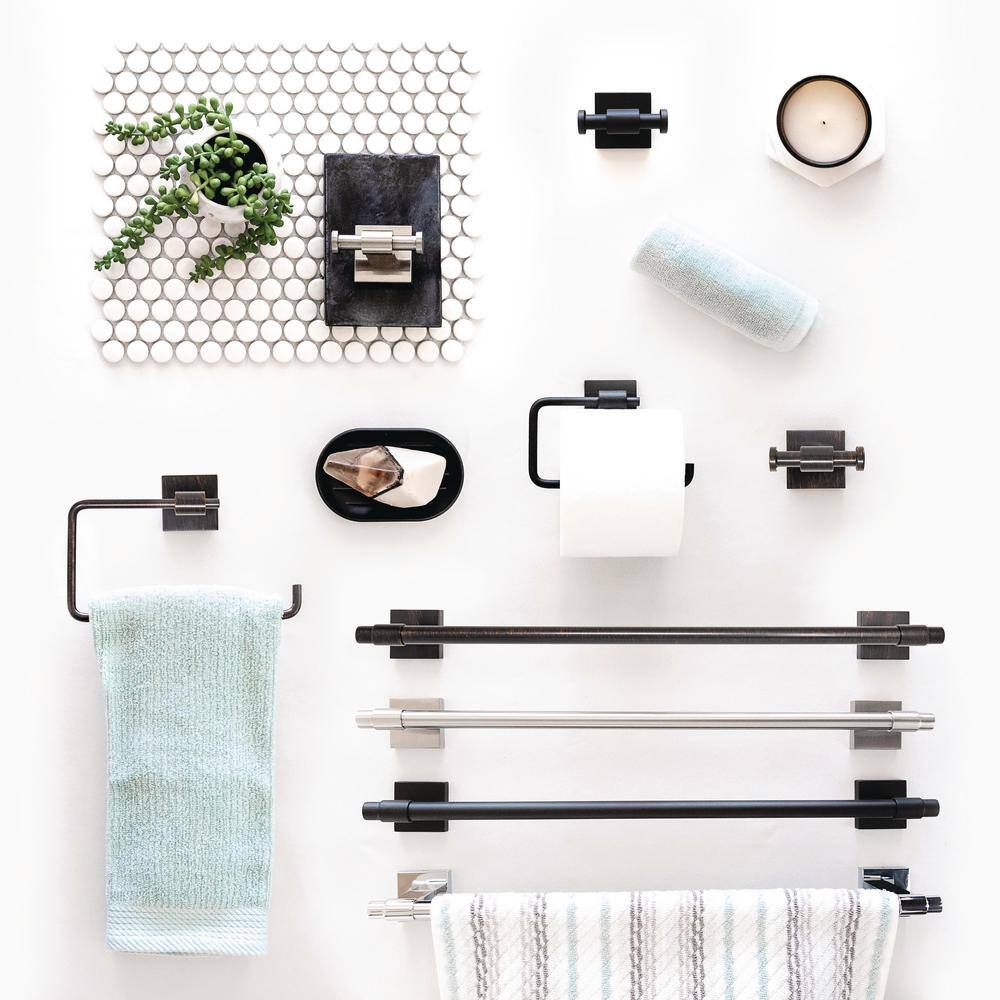 Maxted 24" Brushed Nickel Wall Mounted Towel Bar