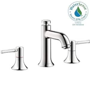 Talis C 8 in. Widespread Double Handle Bathroom Faucet in Chrome