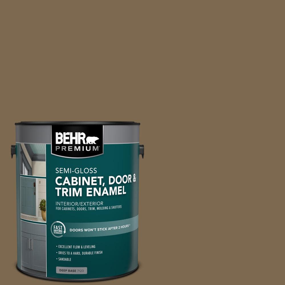 1 gal. #N300-7 Mayan Ruins Semi-Gloss Enamel Interior/Exterior Cabinet, Door & Trim Paint price history on PriceWatchPro