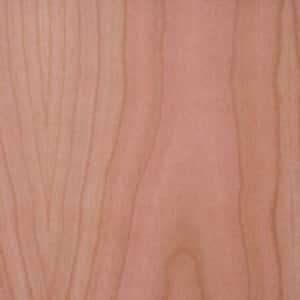 48 in. x 96 in. Cherry Wood Veneer with 10 mil Paper Backer