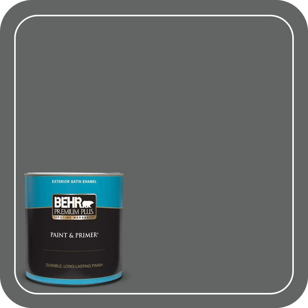 1 qt. Home Decorators Collection #HDC-MD-28 Cordite Satin Enamel Exterior Paint & Primer product image for price tracking