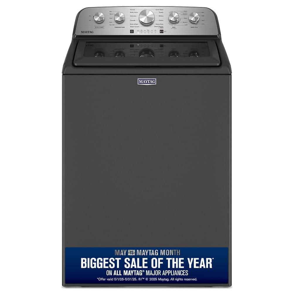4.7 cu. ft. Top Load Washer in Volcano Black with Extra Power