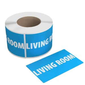 3 in. x 5 in. Living Room Moving Labels (50 Pack)