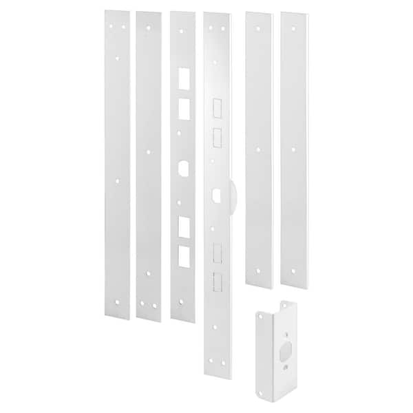 Unbranded Jamb Repair and Reinforcement Kit, 59-1/2 in. Installed, Steel Construction, White