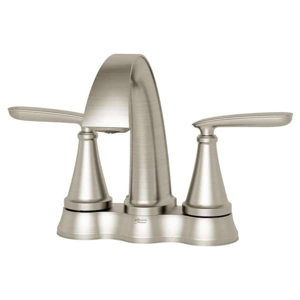 Somerville 4 in. Centerset Bathroom Faucet Set of 2 and Single-Handle 3-Spray Tub and Shower Faucet Set Brushed Nickel