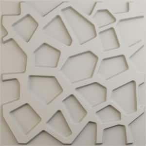 19-5/8"W x 19-5/8"H Dublin EnduraWall Decorative 3D Wall Panel, Satin Blossom White (12-Pack for 32.04 Sq.Ft.)
