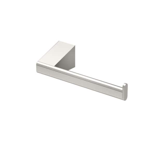 A-Line Wall Mounted Single Post Toilet Paper Holder in Satin Nickel