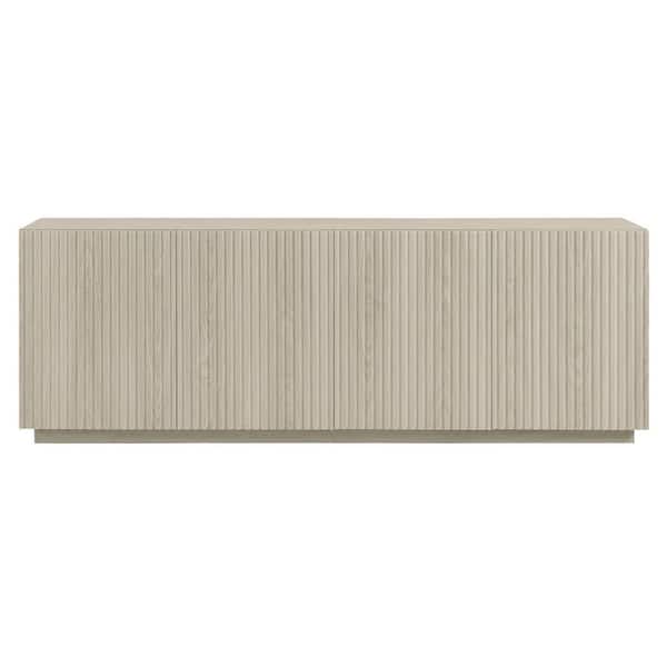 Tyler 70 in. Alder White TV Stand Fits TV's up to 78 in.