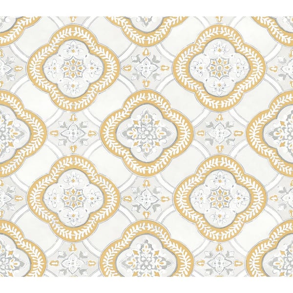 Greenhouse Chloe Vine Wallpaper - Ochre – US Wall Decor