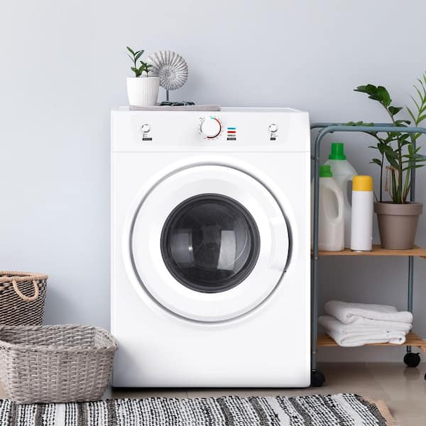 SIMZLIFE 3.5 cu. ft. vented Front Load Stackable Electric Compact