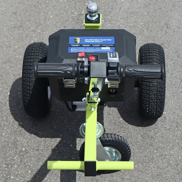 YARD TUFF Adjustable 3500 Lbs Capacity Electric Trailer Dolly, Green  TMD-35ETD8 - The Home Depot