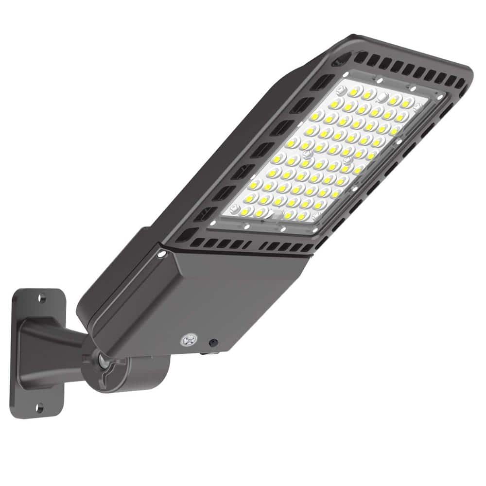 800-Watt Equivalent Integrated LED Bronze Dusk to Dawn Commercial Area Ligh