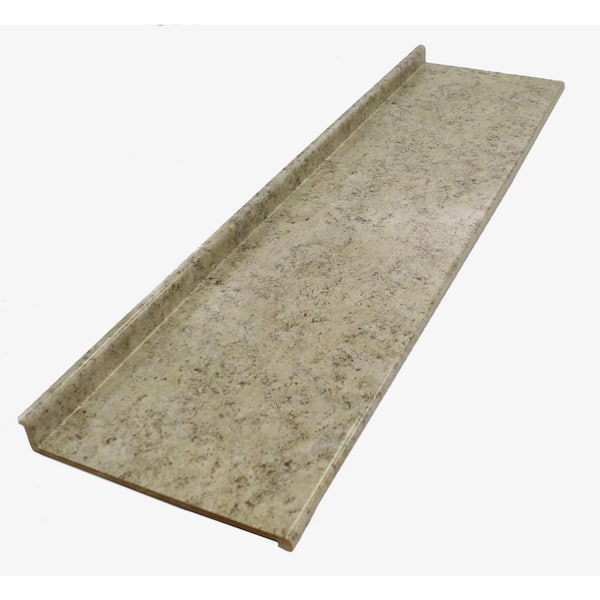 Hampton Bay 10 Ft Brown Laminate Countertop Kit Straight With Bullnose