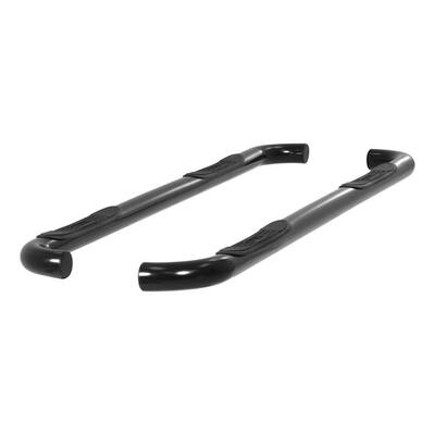 3-Inch Round Black Steel Nerf Bars, No-Drill, Select Ford Explorer Sport Trac