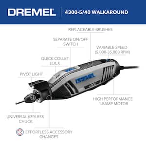 Dremel Rotary Tool Accessory Kit (130-Piece) 713-01 - The Home Depot