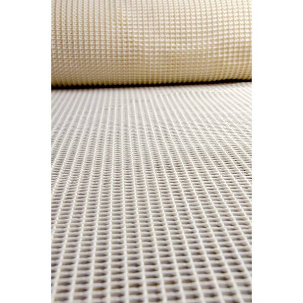 Rug Branch Rug Pad Collection Premium Standard Soft PVC Non Slip Rug Pads  (0.25) - 4' x 6', Ivory HPAD46 - The Home Depot