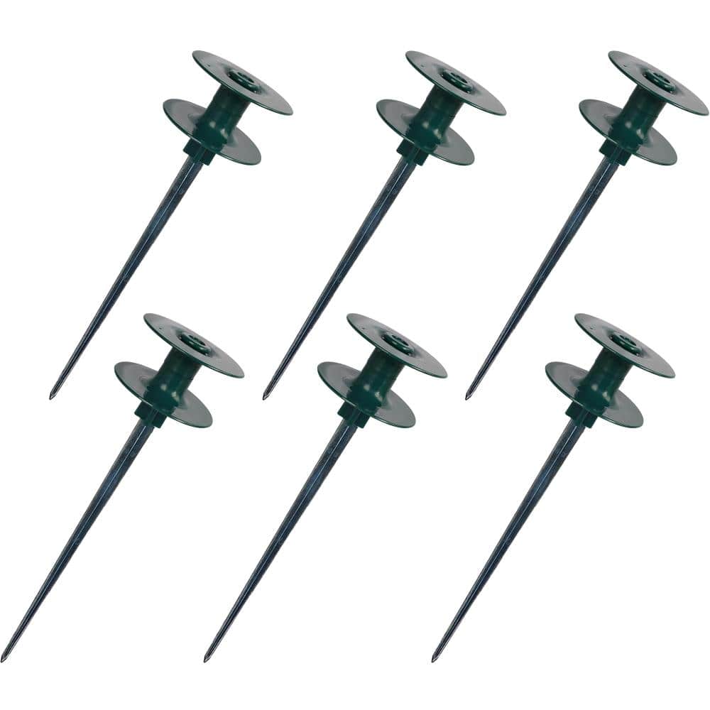 10 in. Garden Hose Guide Spike with Spin Top Green 6-Pack price history on PriceWatchPro