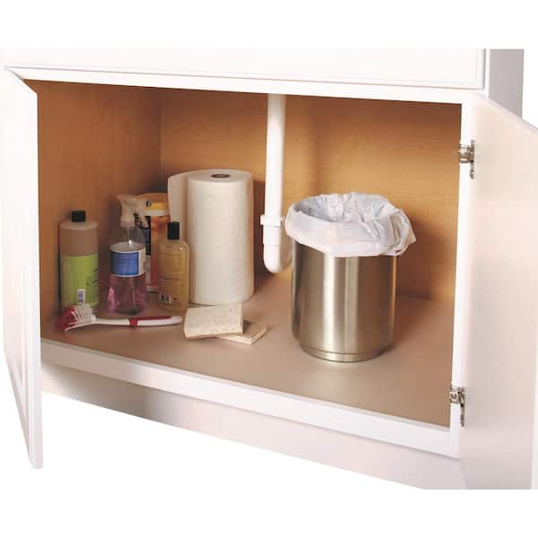 HDX Under Sink Mat Shelf or Drawer Liner in Clear (24 in. x 48 in.) EVA-WC  - The Home Depot