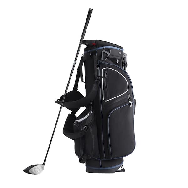 SKYSHALO Golf Cart Bag with 14 Way Organizer Divider Top, 35 in. 11 Pockets Premium Cart Bag with Stand, Durable Golf Bags