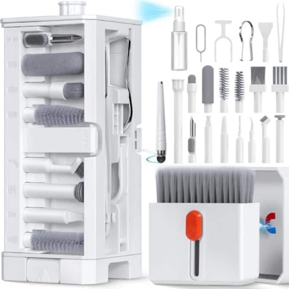 32-in-1 Phone and Electronic Cleaning Kit w/ Charging Port Cleaner, Stylus Pen, SIM Tool, Keyboard Brush, Speaker Brush price history on PriceWatchPro