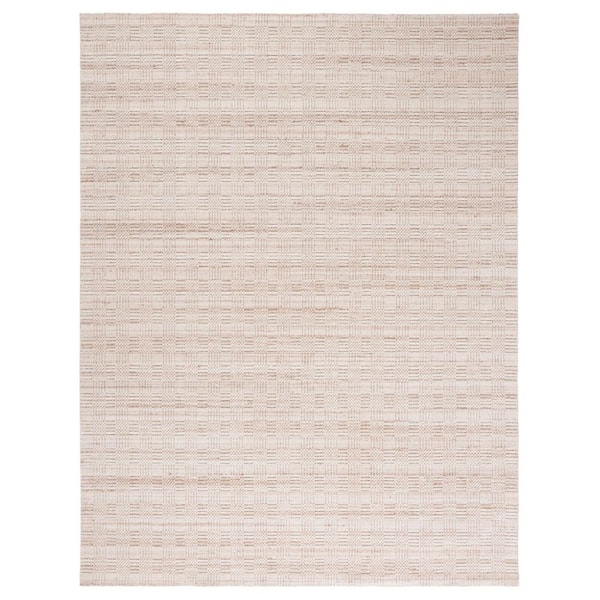 Elements 8 ft. x 10 ft. Brown/Beige Striped Marle Area Rug