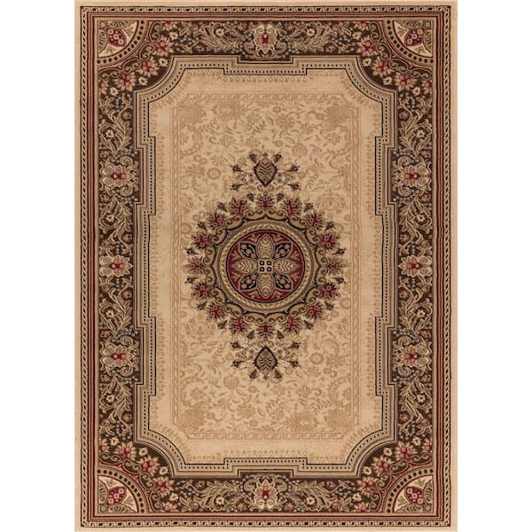 Ankara Chateau Ivory 9 ft. x 13 ft. Area Rug