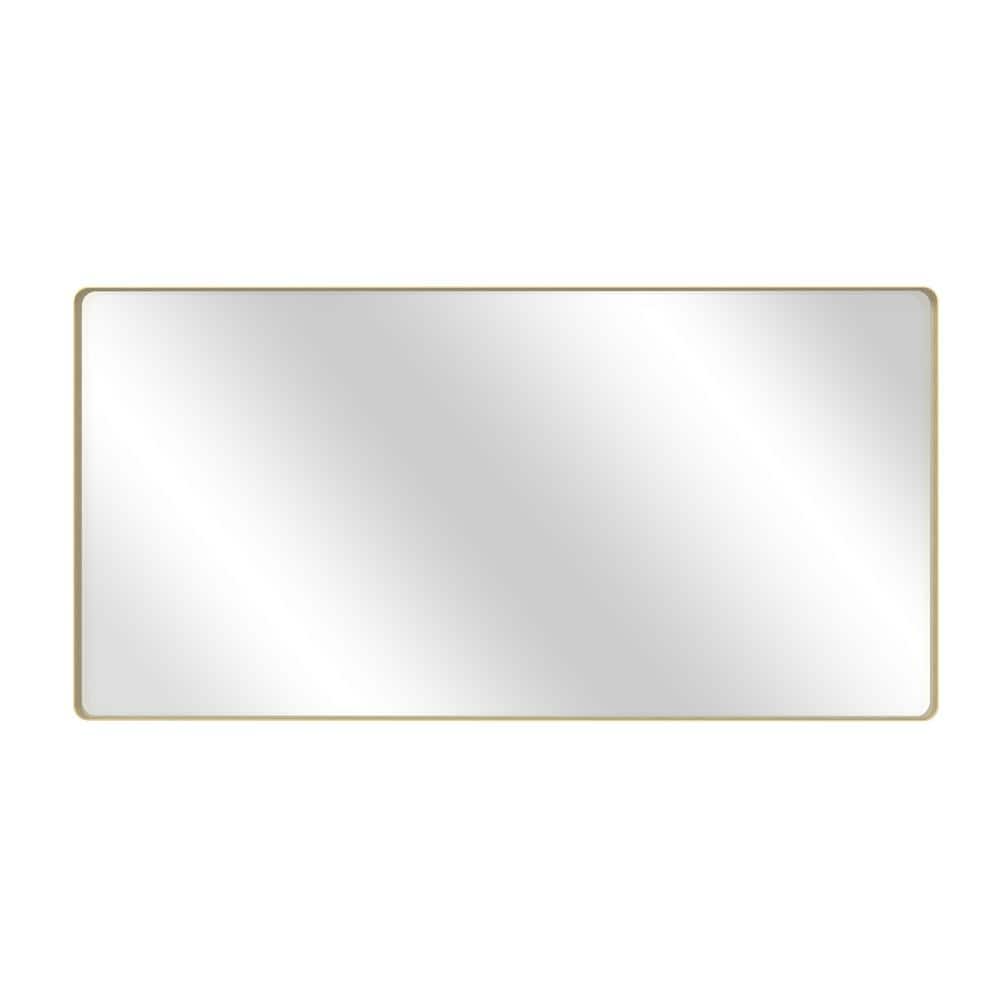 72 in. W x 36 in. H Rectangular Framed Wall-Mounted Bathroom Vanity Mirror in Tempered Glass price history on PriceWatchPro
