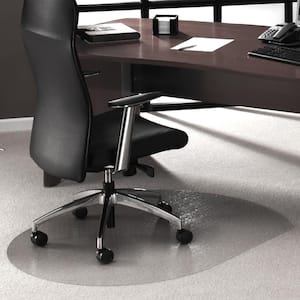 Ultimat Polycarbonate Contoured Chair Mat for Carpets up to 1/2" - 39 x 49"