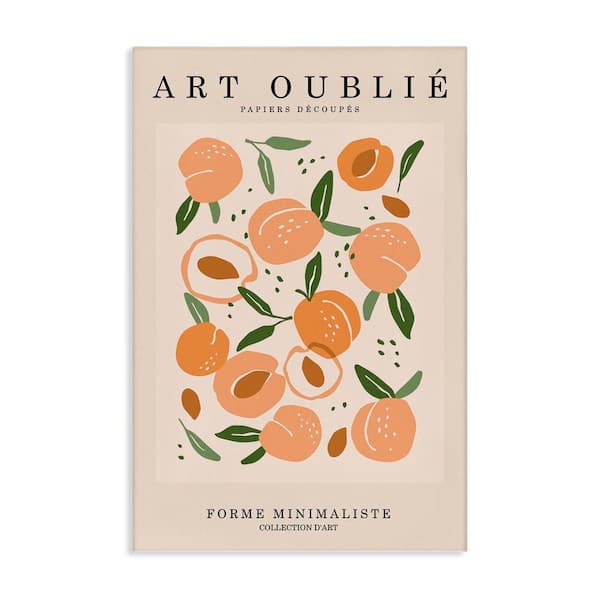 Stupell Industries Peaches Gallery Poster by Incado Unframed Food Graphic Art Print 24 in. x 16 in.