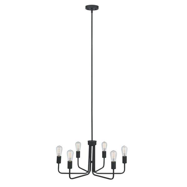 Globe Electric Stratford 6-Light Dark Bronze Chandelier 60285 - The ...