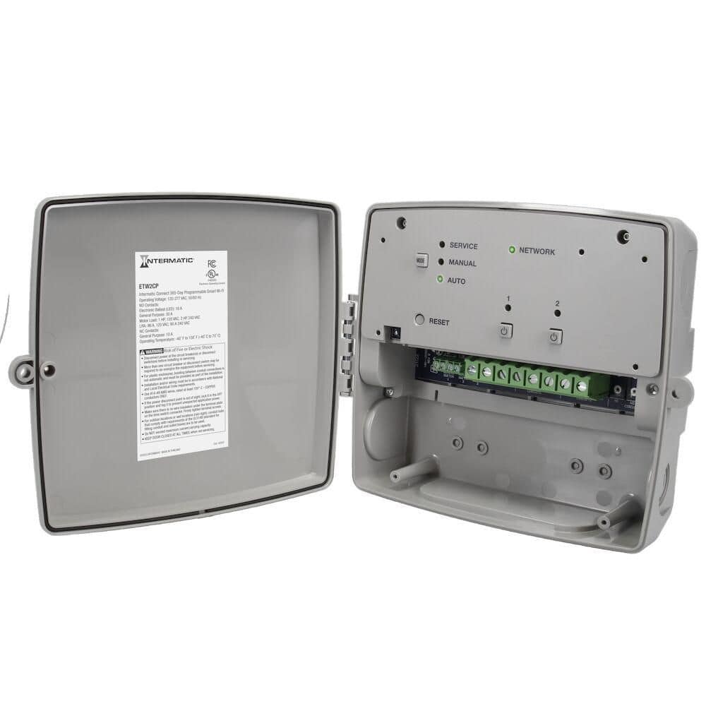 365-Day Programmable Smart Wi-Fi Timer, 120-277 VAC, 2 x SPDT, Indoor/Outdoor Plastic Enclosure, Astronomic price history on PriceWatchPro
