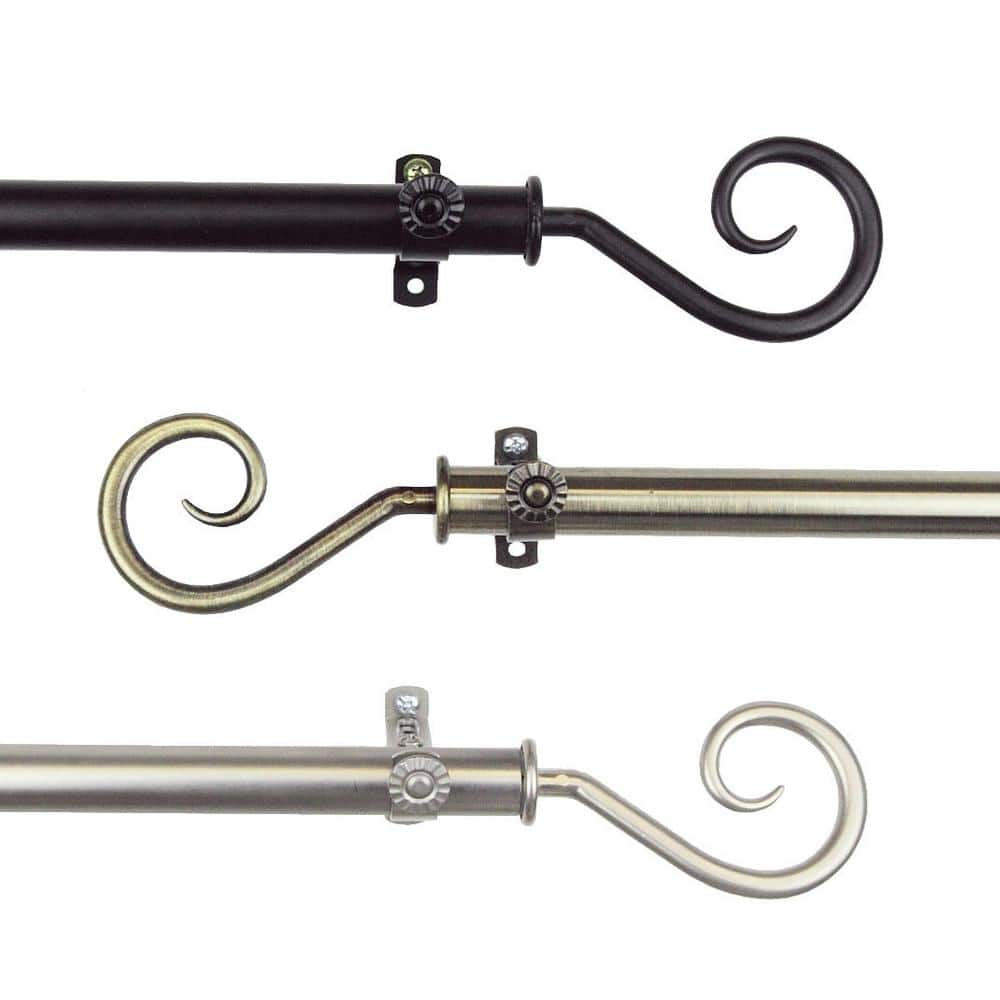 Darcey Adjustable Double Curtain Rod