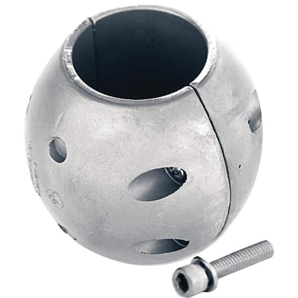 Unbranded 2.5 in. Streamlined Shaft Anode With Stainless Steel Allen Head, Aluminum