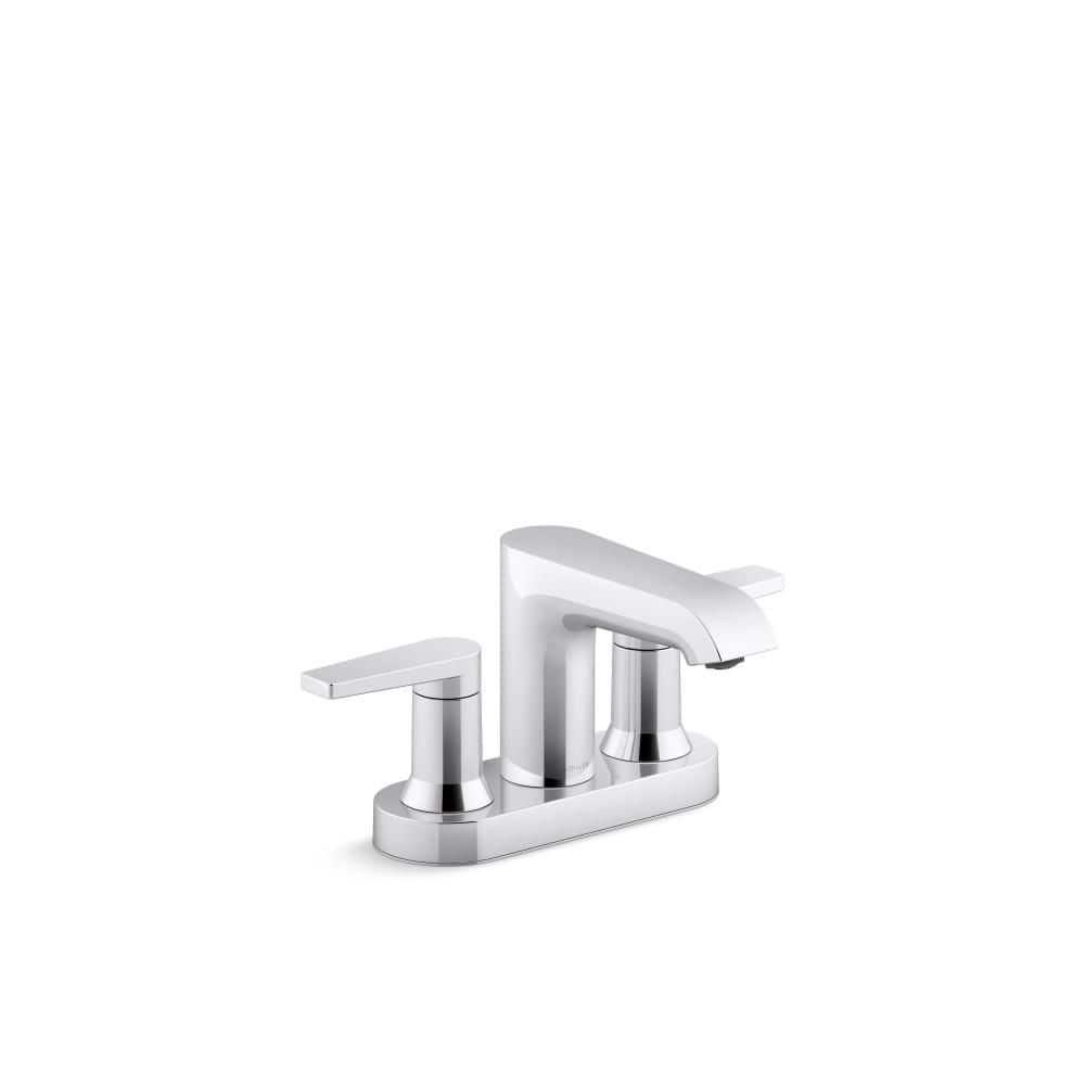 Hint 4 in. Centerset Double Handle Bathroon Sink Faucet In Polished Chrome price history on PriceWatchPro
