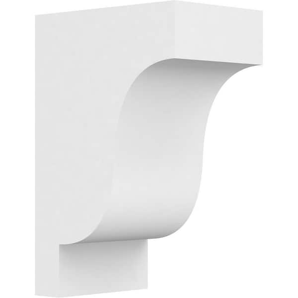 Ekena Millwork 5 in. x 12 in. x 8 in. Standard Newport Architectural Grade PVC Corbel
