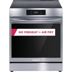 30 in. 6.2 cu. ft. 5 Element Slide-In Induction Range in Smudge-Proof Stainless Steel with Total Convection and Air Fry