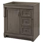 Home Decorators Collection Naples 30 in. W x 21.63 in. D x 34 in. H Bath  Vanity Cabinet without Top in Distressed Grey NADGA3021DL - The Home Depot