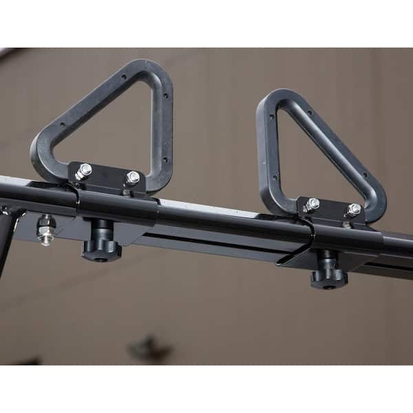 1 Pack Buyers Products 1501680 Black Aluminum Truck Rack 