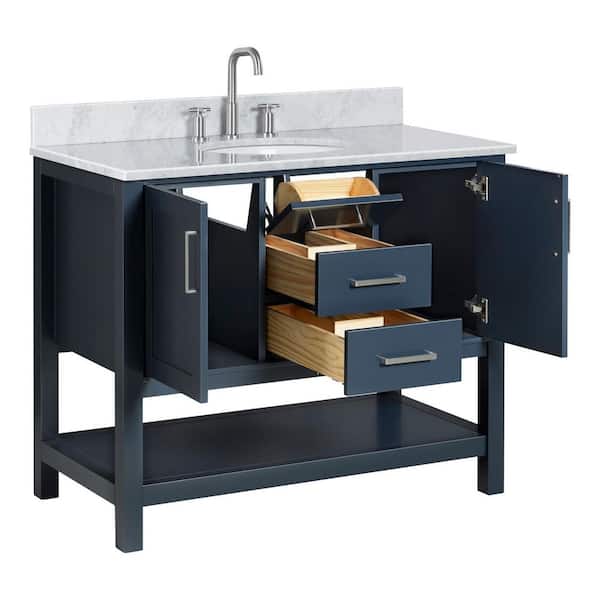 ARIEL Bayhill 42 in. Single Sink Freestanding Bathroom Vanity in