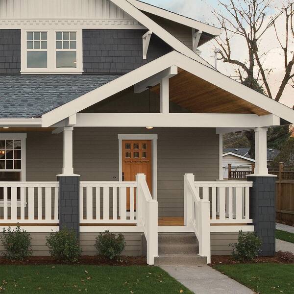 Glidden Premium 1 gal. PPG1023-2 Cool Concrete Semi-Gloss