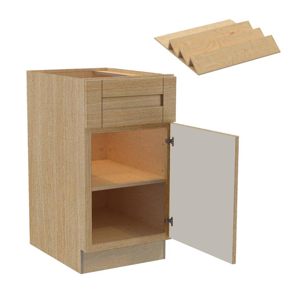 Washington 15 in. W x 24 in. D x 34.5 in. H Assembled Plywood Base Kitchen 