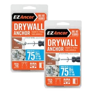Twist-N-Lock 75 lbs. Medium Duty Drywall Anchors Combo Includes 2 (50-Pack)
