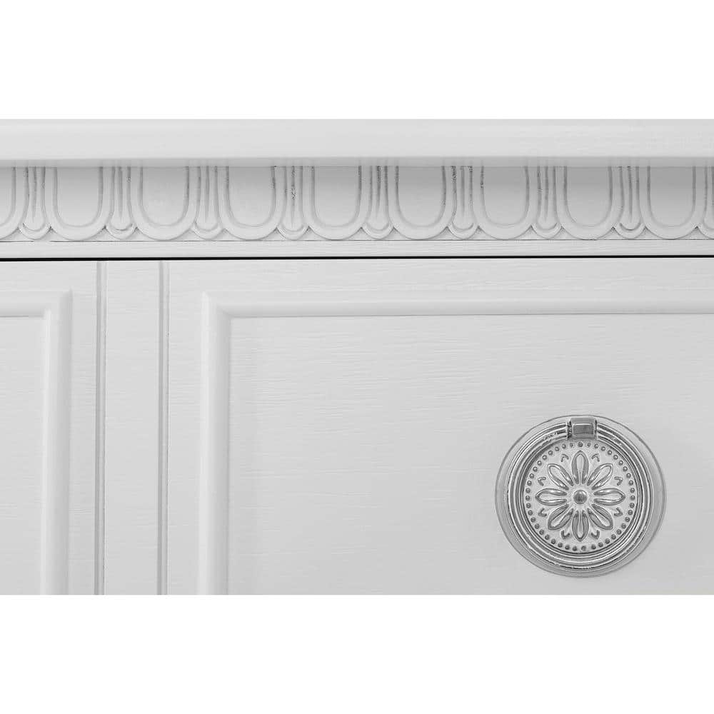 Julienne Artisan 6-Drawer Double Dresser in Toffee and Brush White