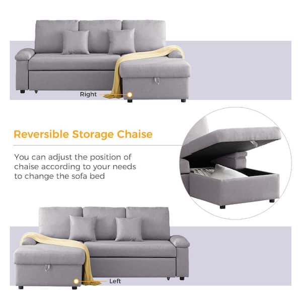 Seats Sectional Sofa Bed, Sofa Bed Chaise Lounge